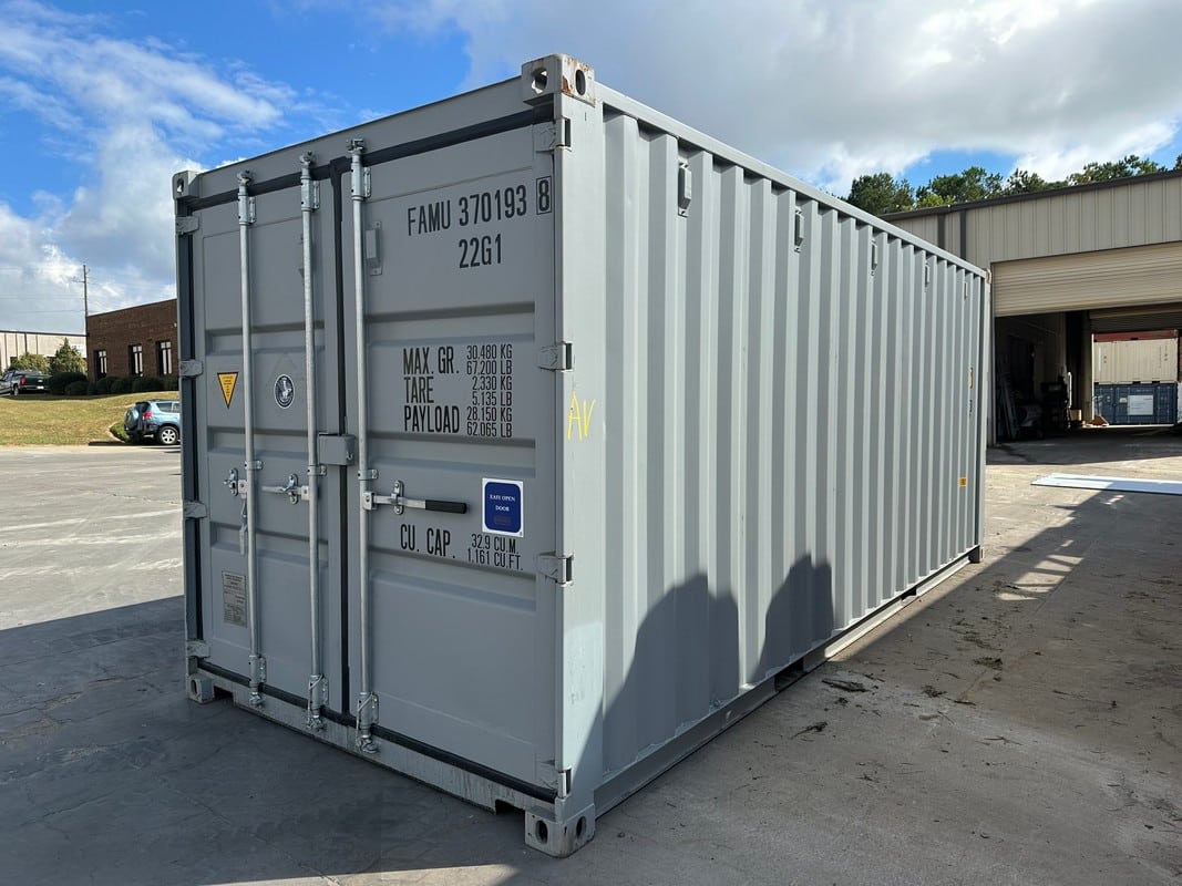 New 20’ Double Door Container
