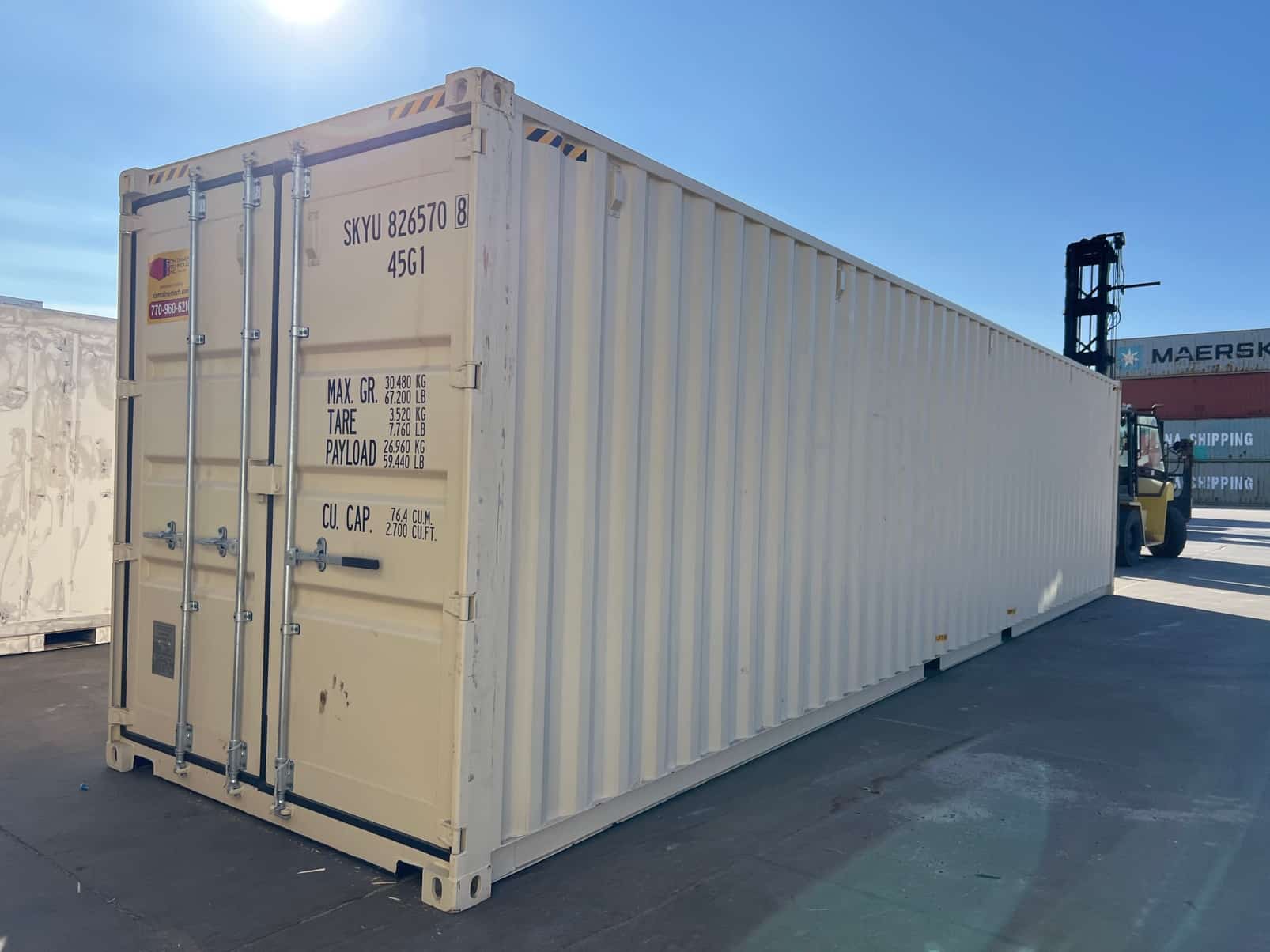 New 40’ High Cube Container