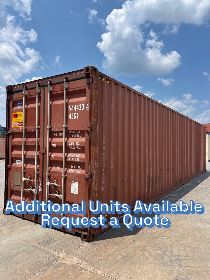 Used 40’ High Cube Container